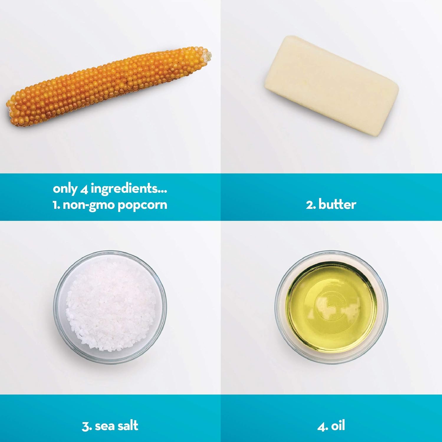 JOLLY TIME Simply Popped Natural Microwave Popcorn with Ghee Clarified