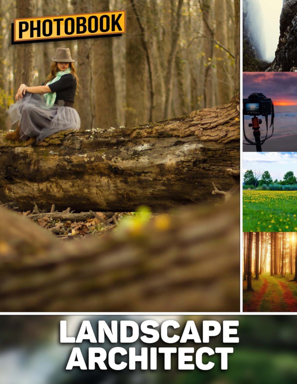 Landscape Architect Photo Book: Outdoor Design Inspiration With 40 Pages Of Garden Projects And Urban Space Photography