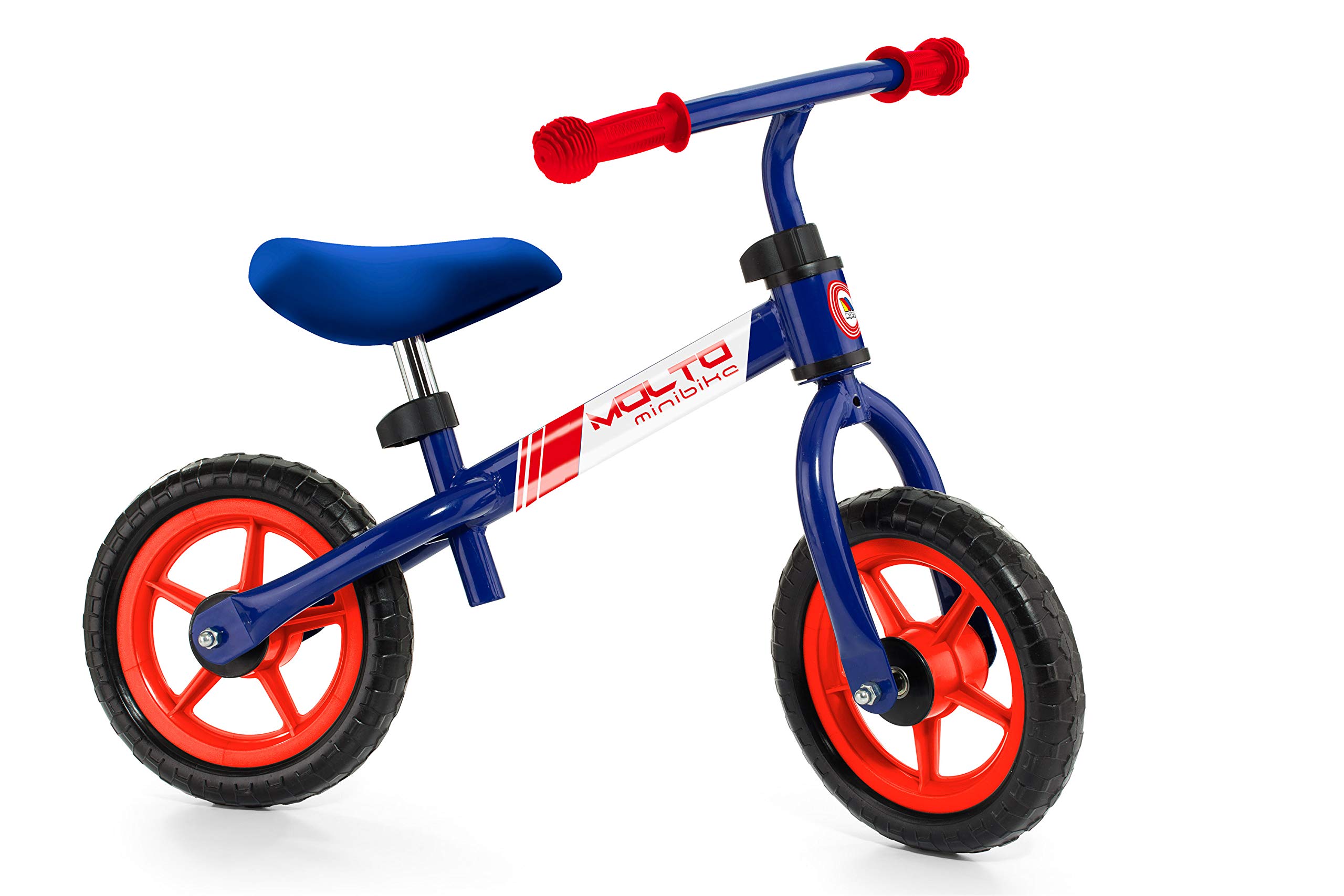 M MOLTO Bicicleta Bici Equilibrio, Juventud Unisex, Azul, Mediano