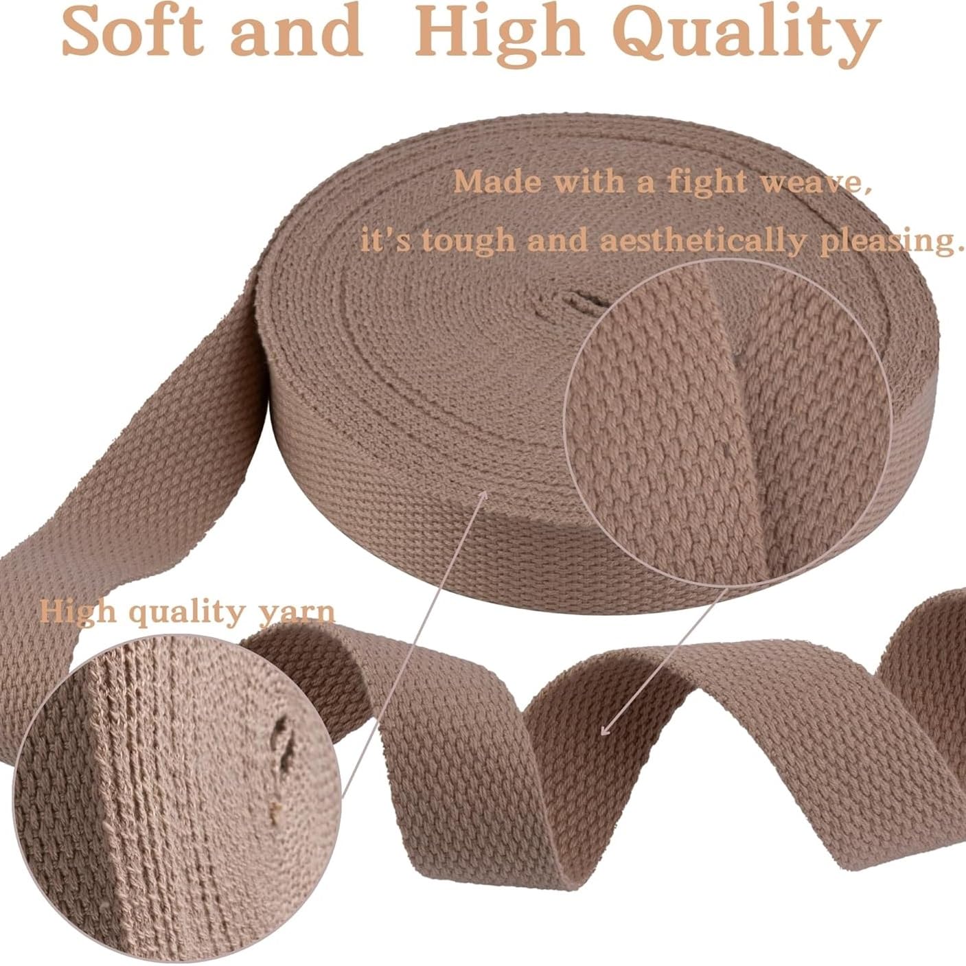 Tela Arpillera,Tela de Saco Correas de algodón, yute plano, for decorar, tejer, pipa de agua, manual, bricolaje, cuerda, cáñamo, tejido liso, for artes y manualidades, lujo(Width - 3.8 cm)