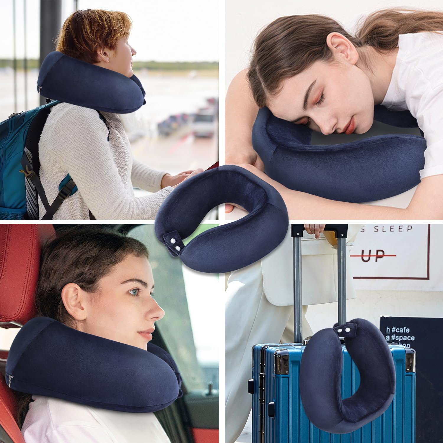 Cuscino da collo in Memory Foam in Memory Foam a buon mercato morbido a forma di