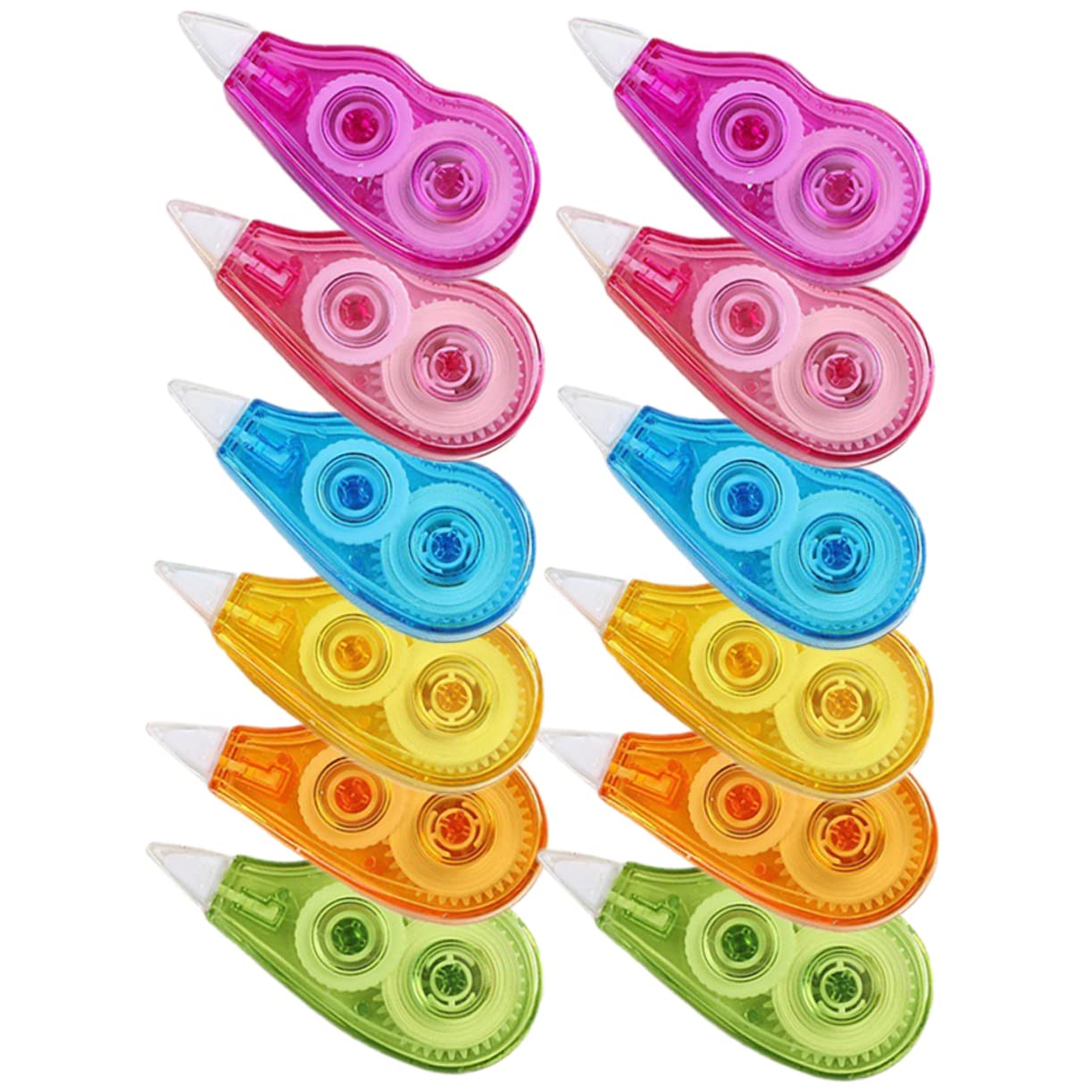 36 Stk Korrekturband -tape Studieren Gelstift-radiergummi -spender Schreibwaren Für Kinder Korrekturrolle Mini-klebeband Stift Nachfüllen Klebebänder Marke Pp