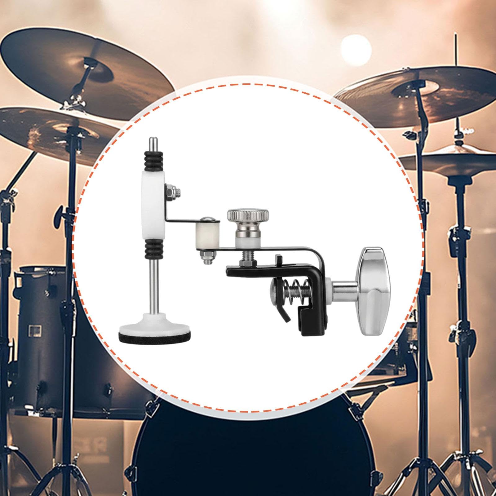 Amagogo Trommeldämpfer, Zubehör für Musikinstrumente, professionell, kompakt, Klangregler, für Snare- und Tom-Trommeln