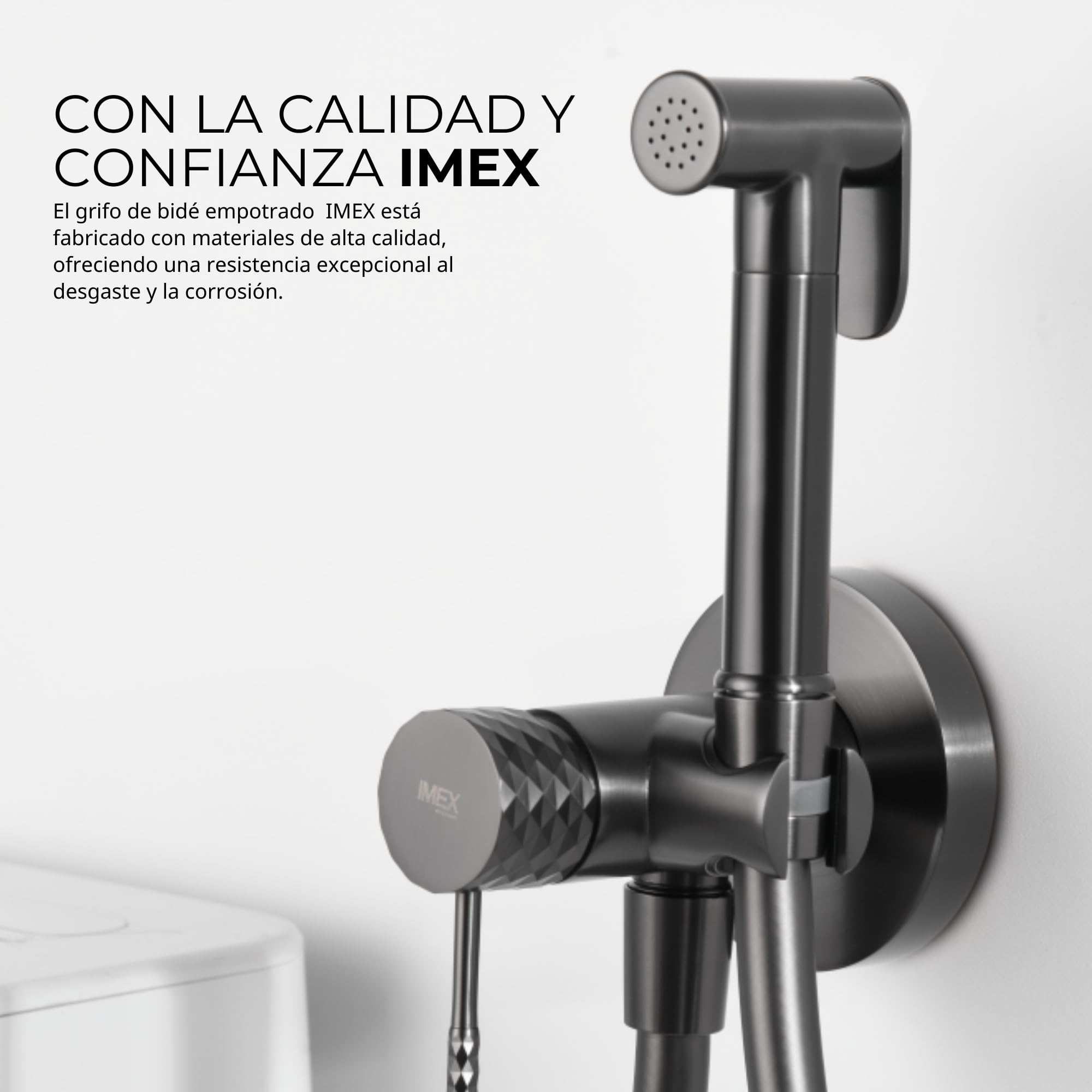 Cisterna Wc Universal Grifo Bidet Empotrado Para WC Agua Fría Y