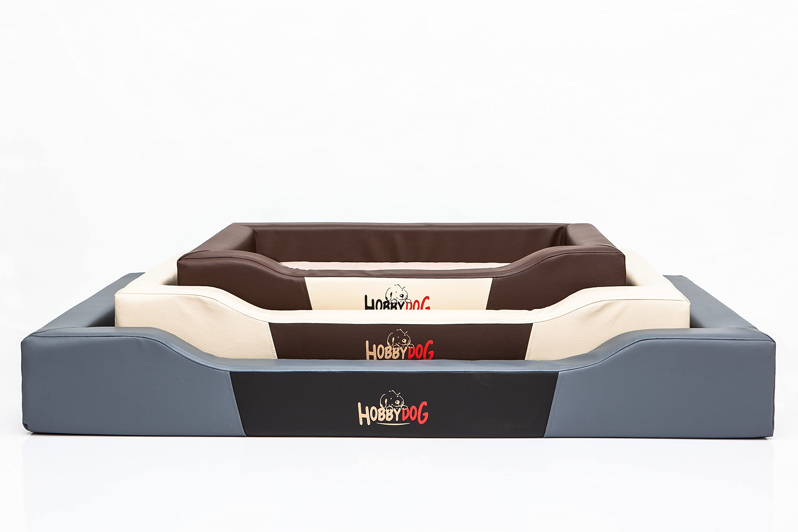 Cama Perro - Cuna para Perros para Dormir, con Funda de Cordura Extraíble (Lavable a 30°) - para Perros Pequeños y Grandes - Sofa para Perros - 93 x 62 cm - Negro