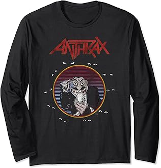 ANTHRAX AMONG THE LIVING 長袖・ロングスリーブTシャツ Amazon.com: Anthrax Official: Long Sleeve T-Shirts