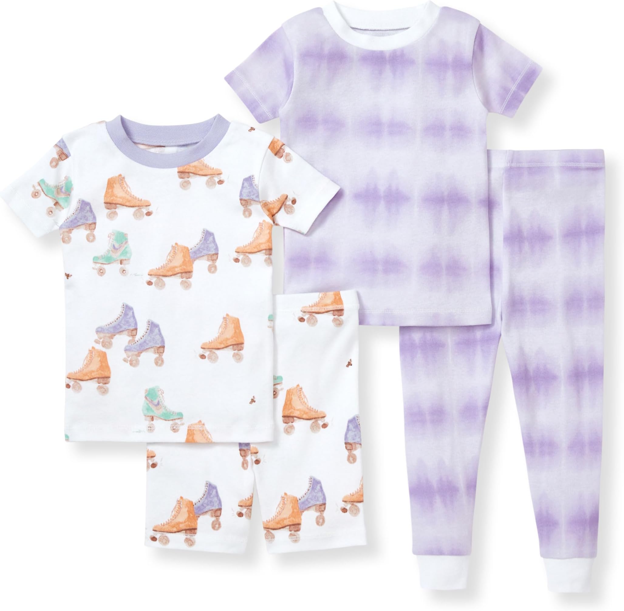 Burt's Bees Baby baby-girls Pjs, Short Sleeve Tee and Shorts 2-piece Pajama Set, 100% Organic Cotton
