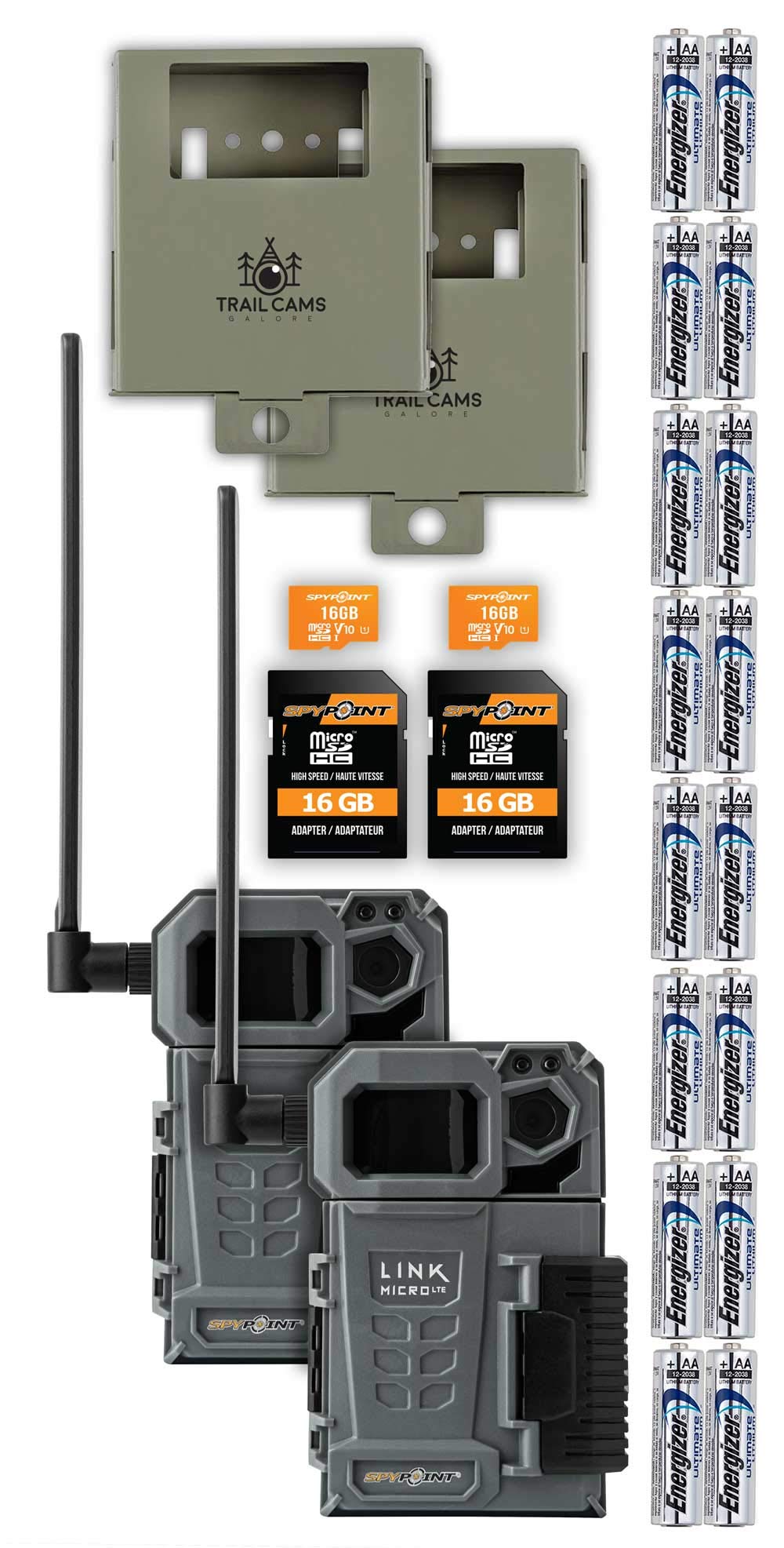 Spypoint Link Micro Lte Cellular Trail Camera Twin Pack Two