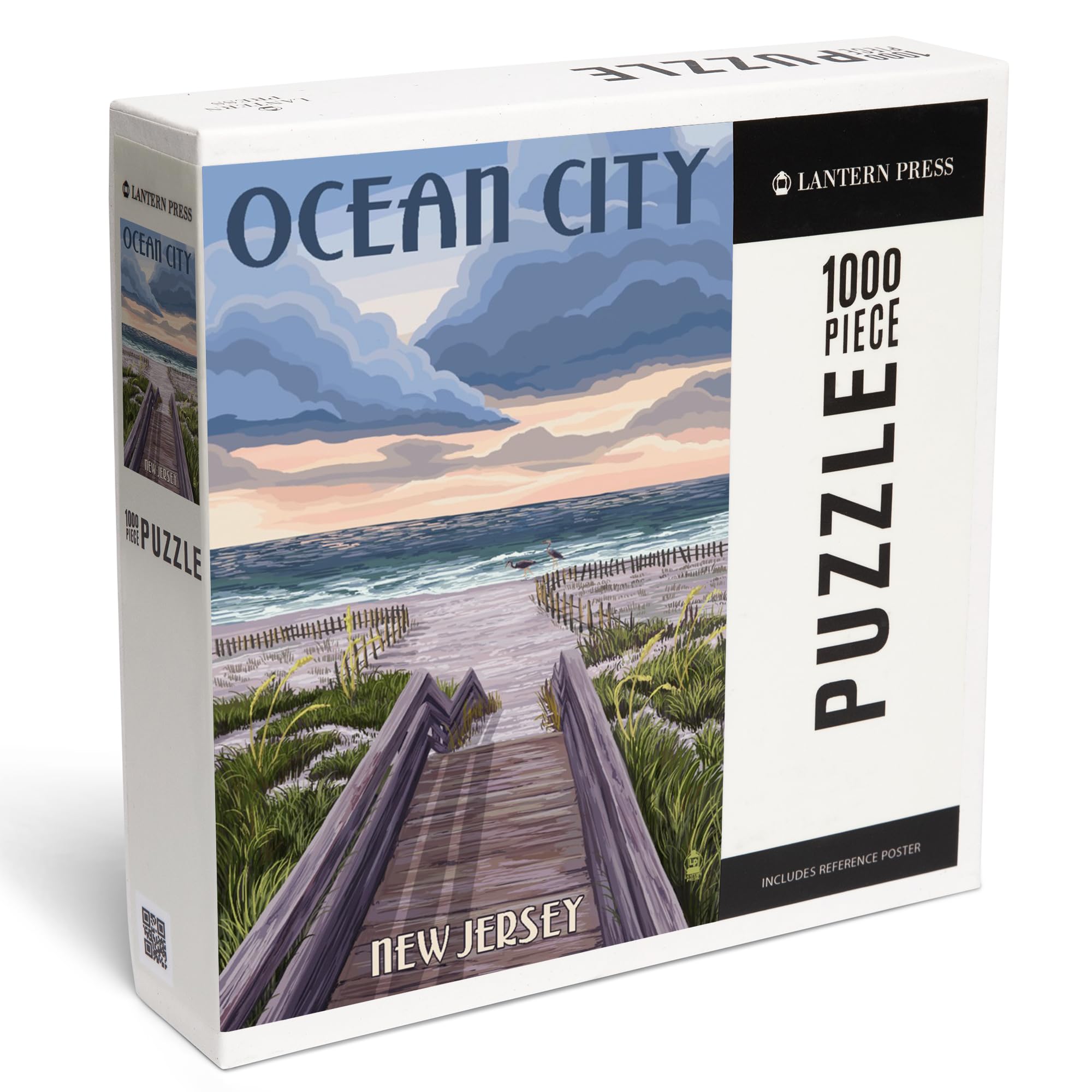 Amazon.com: Ocean City, New Jersey, Beach Boardwalk Scene (1000