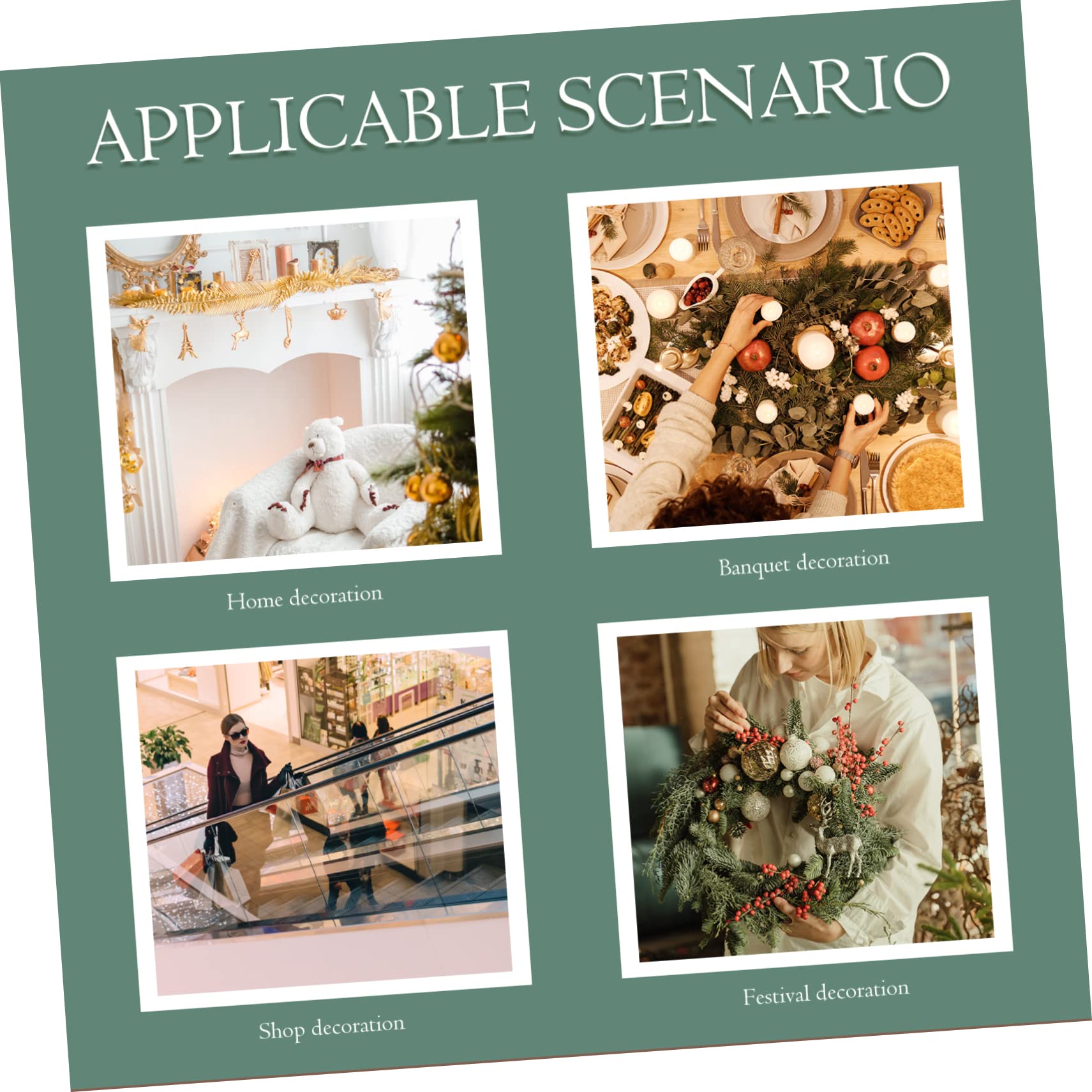 Cabilock 25pezzi Palline di Natale Decorative Sospese per Albero di Natale Oggetti di Scena per Decorazioni Natalizie Ciondoli per Decorazioni Palline Sospese per Festa