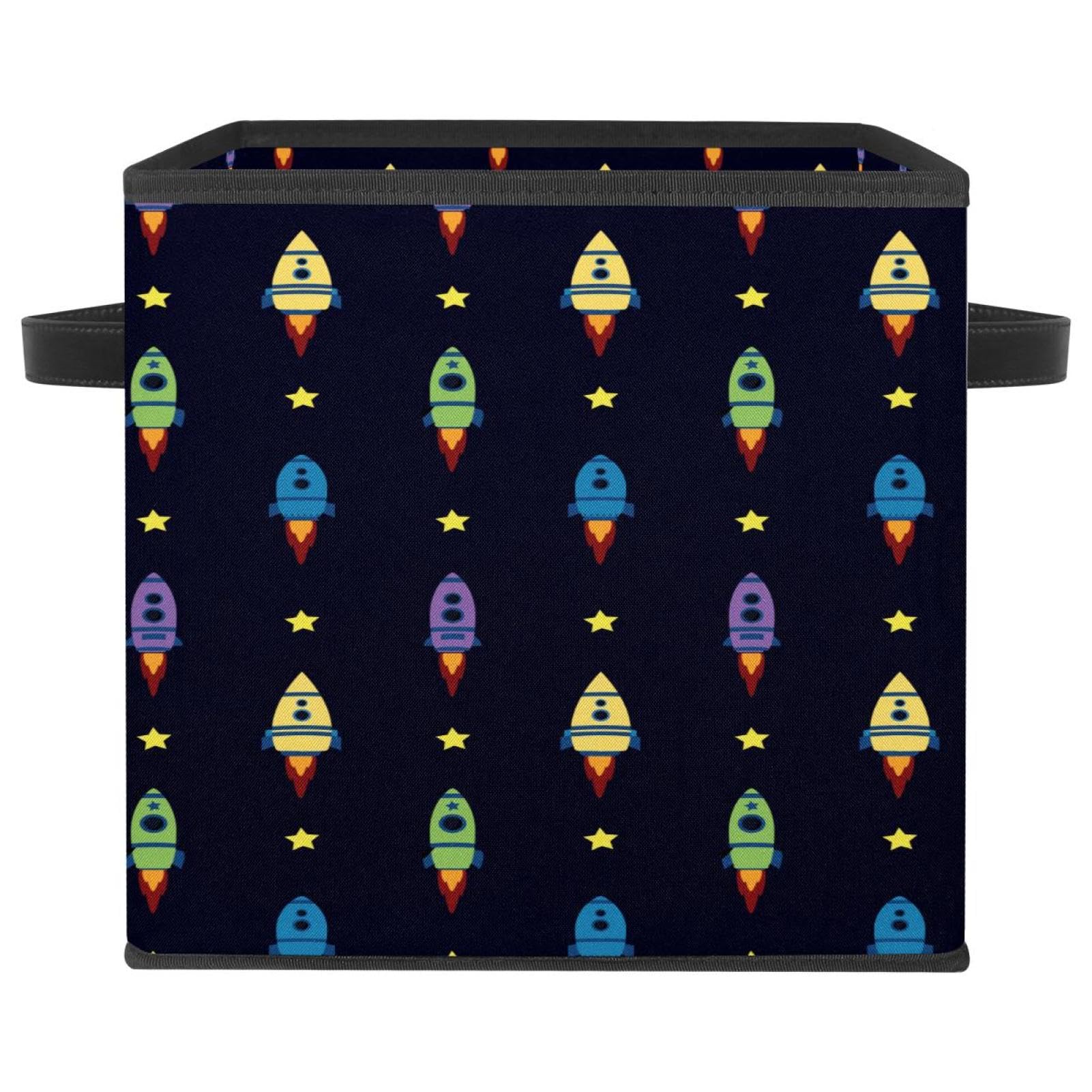 Boîte de rangement pliable motif étoiles pour décorer la chambre à coucher