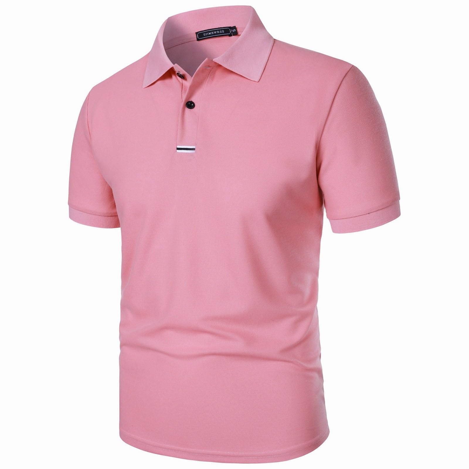 MOKBAY Polo Hombre Manga Corta Elásticas Gym Running Deportivo Basica Camisetas Manga Corta Hombre Verano Casual Fitness Slim Fit Camisas