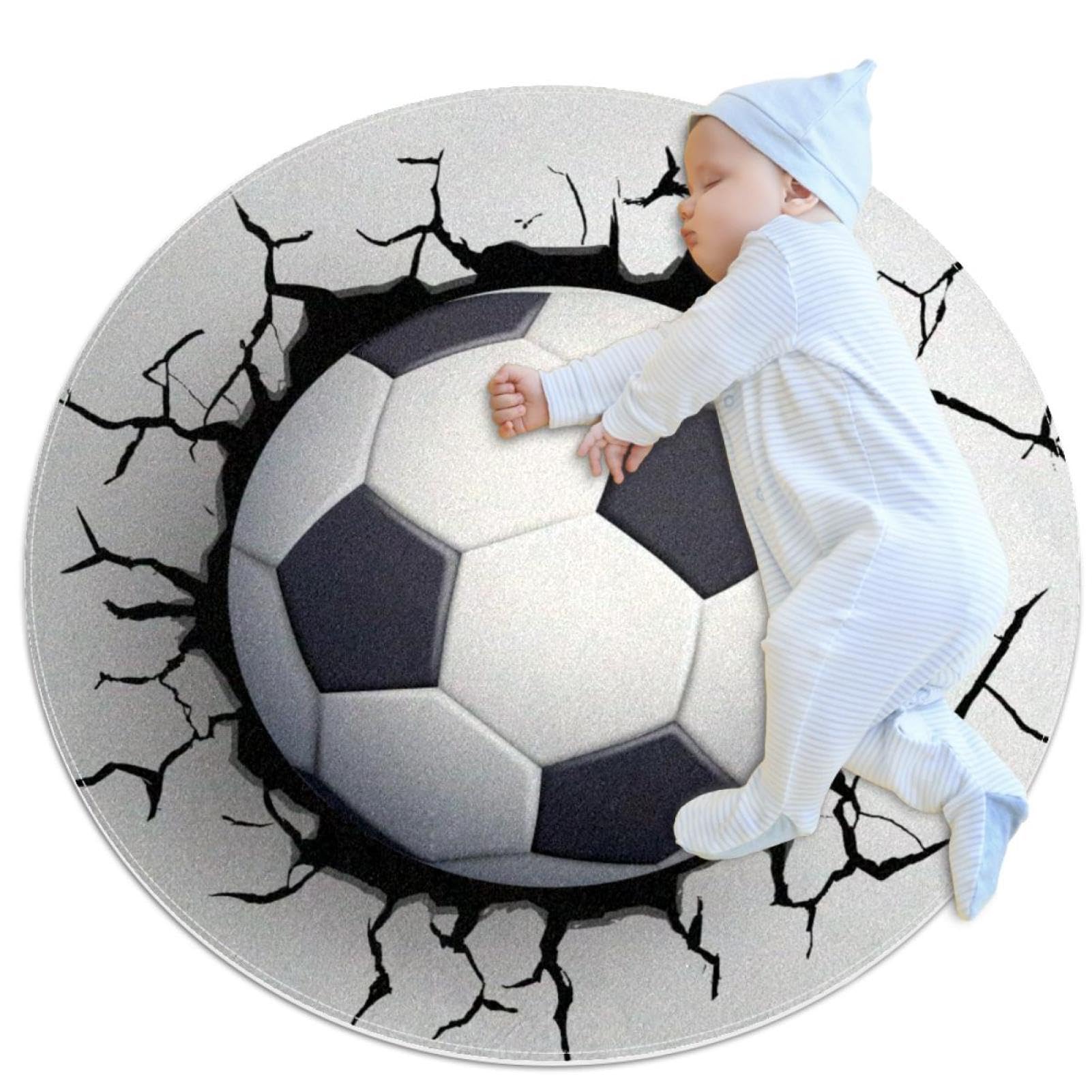 Tapis de football déco enfant pour chambre et espace canapé