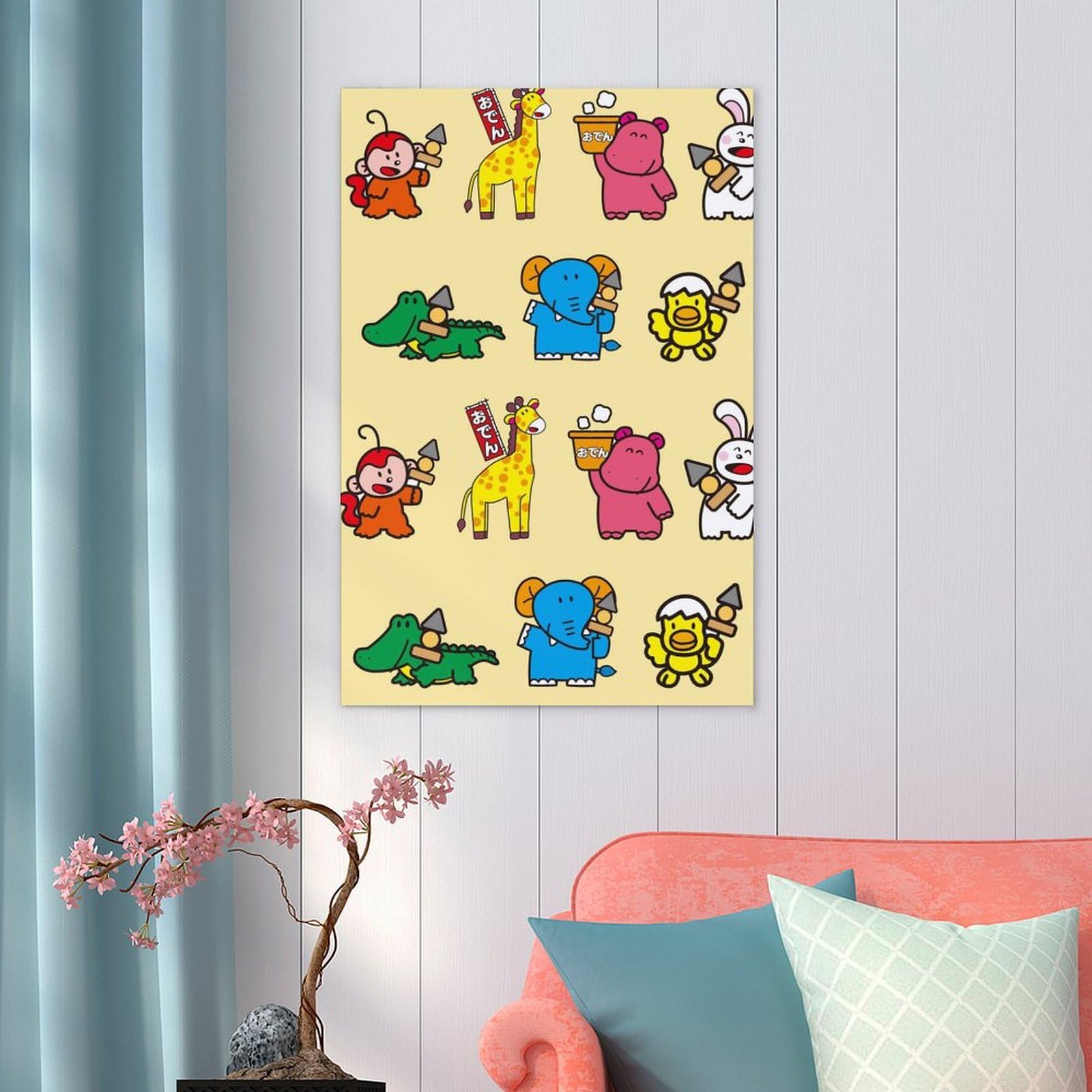 Amazon.co.jp: たべっ子どうぶつ ポスター 絵画 インテリア 壁紙用