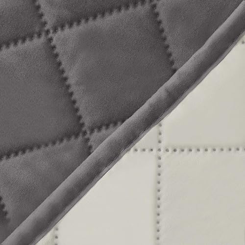 Miniatura 383 de Easy-Going - Funda reversible sobredimensionada para sofá de 3 cojines, protector de muebles resistente al agua con tubos de espuma para perros Gris