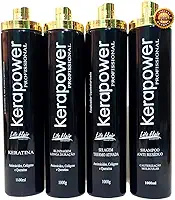 Cauterização Capilar Profissional Kera Powe Life Hair Kit 4Lt