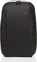 Alienware 17" Anti-Scratch Interior|Weather Resistant|Shockproof|Padded Shoulder Strap & Impact Resistant|Nylex Horizon Slim Backpack 18L|AW323P-GalaxyWeave Black