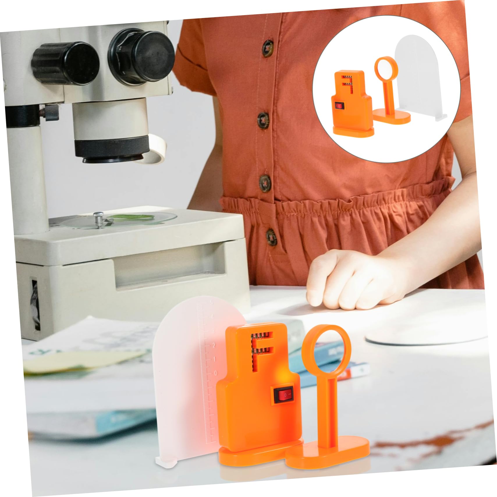 Gatuida 5ensembles Set Expérimentation Optique Physique Kit De Trois Couleurs Primaires Pour Expériences Scientifiques Éducatives Classe