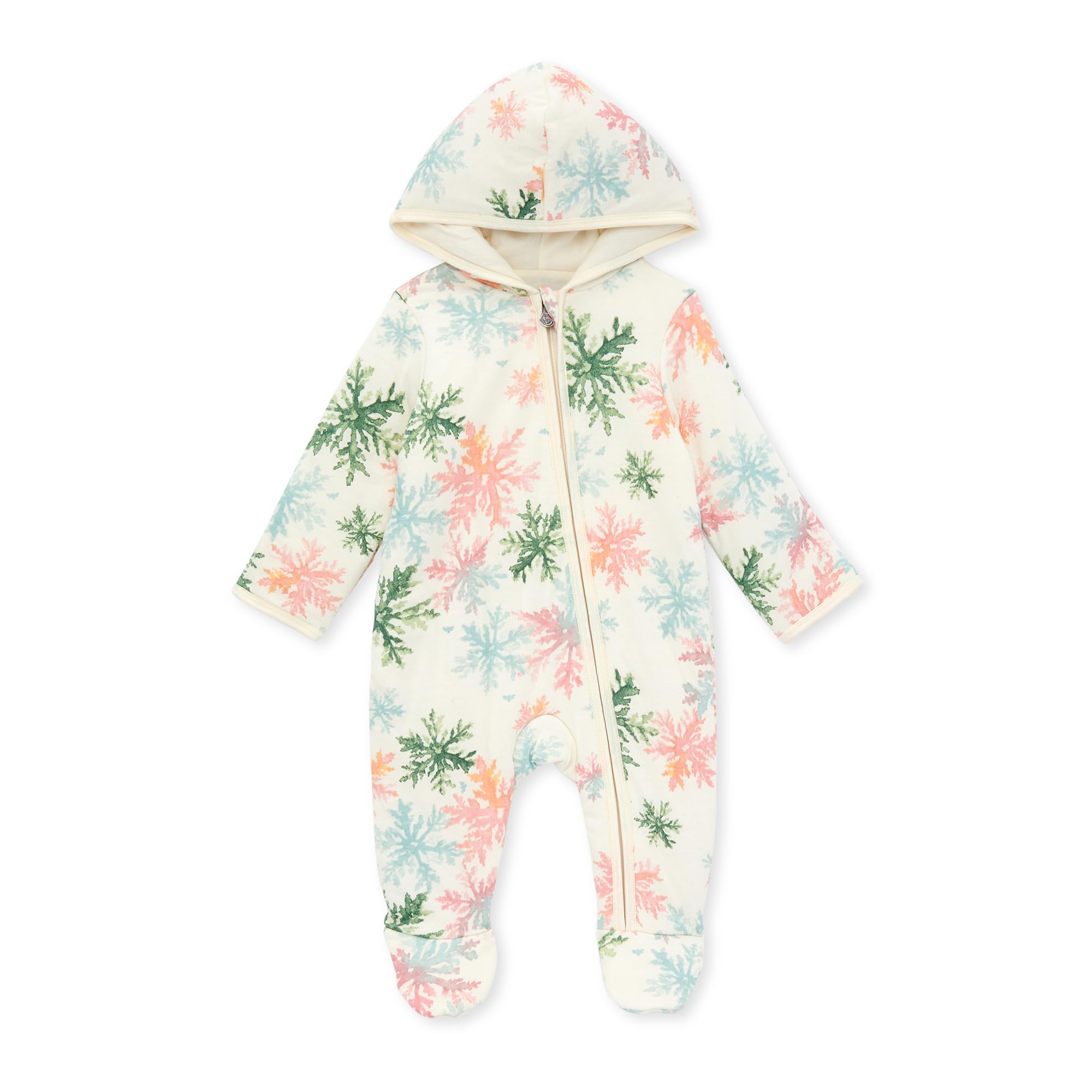 Burt's Bees Baby Girl Infant Jumpsuit - Soft, Cozy, and Breathable Fabric Newborn Essentials, Jumpsuits Made with 100% Organic Cotton for Infant Girls