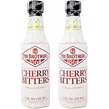 Mulmehe Fee Brothers 5oz Cherry Bitters Bottle, Pack of 2 Bundle