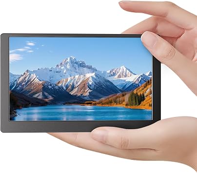5 Inch Monitor Screen Display, IPS Small Hdmi Monitor, 800x480 Mini LCD Screen Portable Display Monitor, HDMI-Compatible Module for Raspberry pi 3/3B/3B+/4/4B Orange pi Banana pi Mini PC