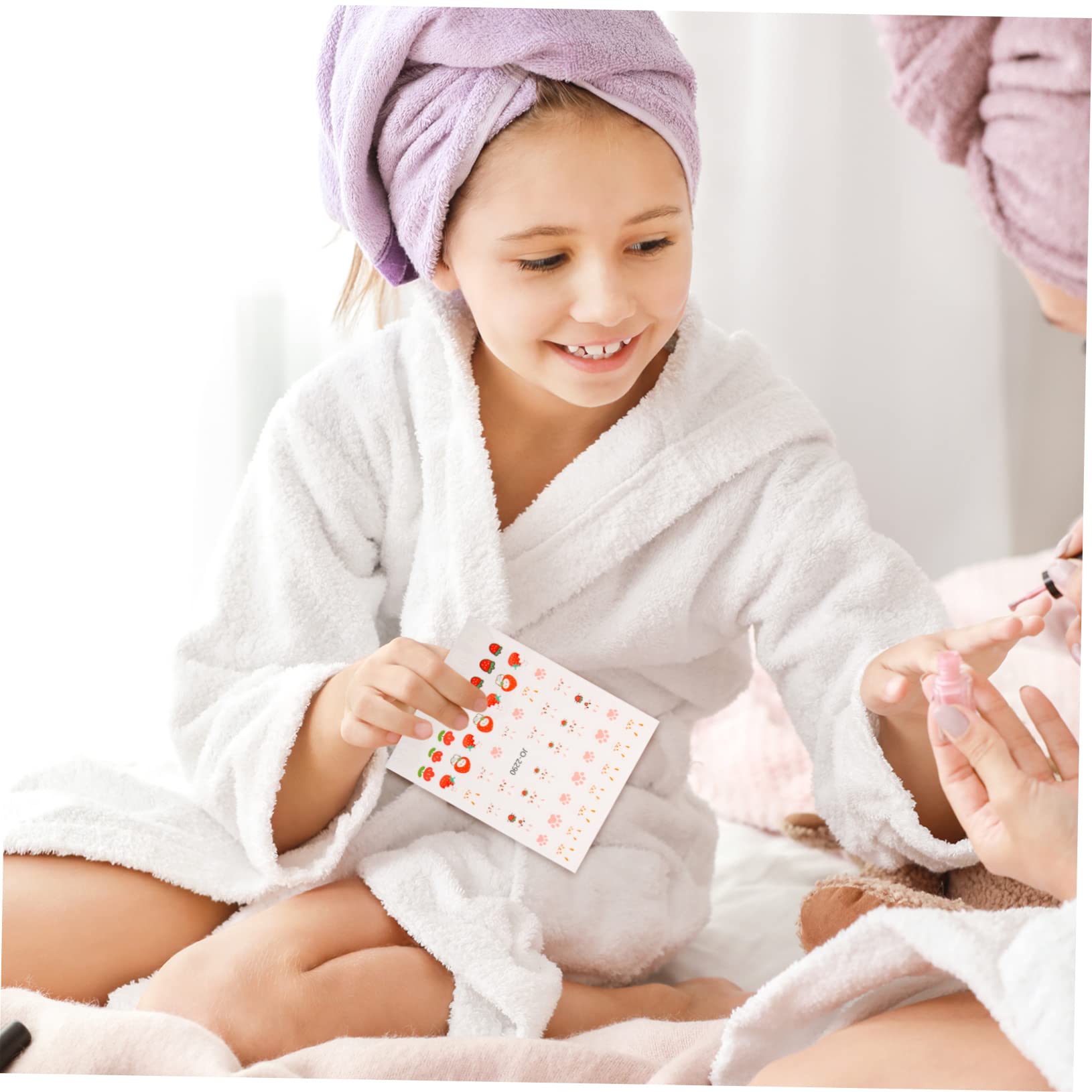 FRCOLOR 4 Juegos De Pegatinas De Conejito Para Uñas Decoración Navideña Para Mujeres 10 Hojas X 4