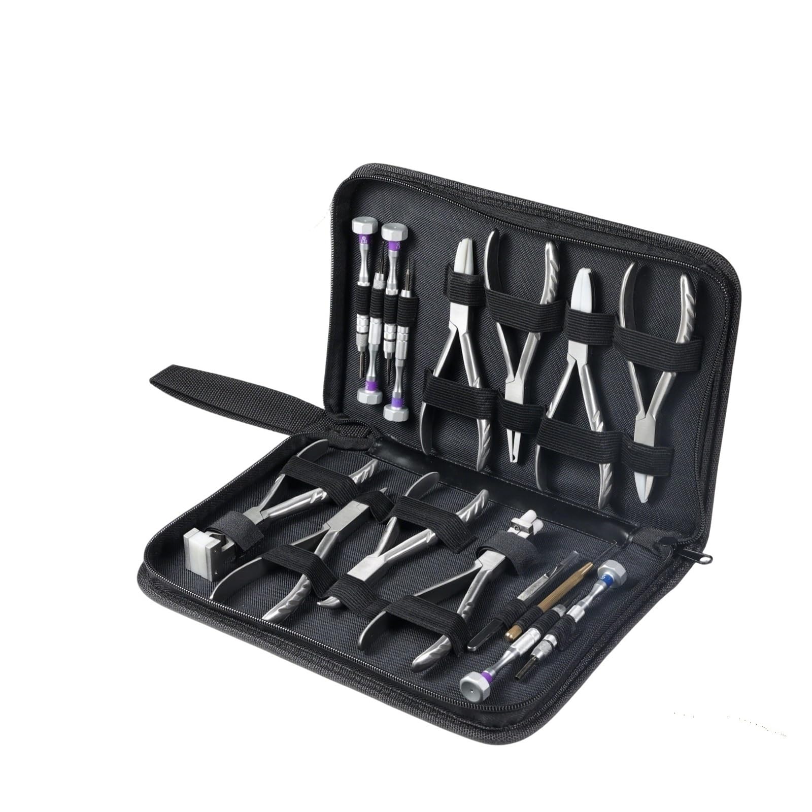 Eyeglass Repair Kit—Includes Specialized Pliers and Screwdrivers; a Complete Set of Tools for Eyewear Repair.