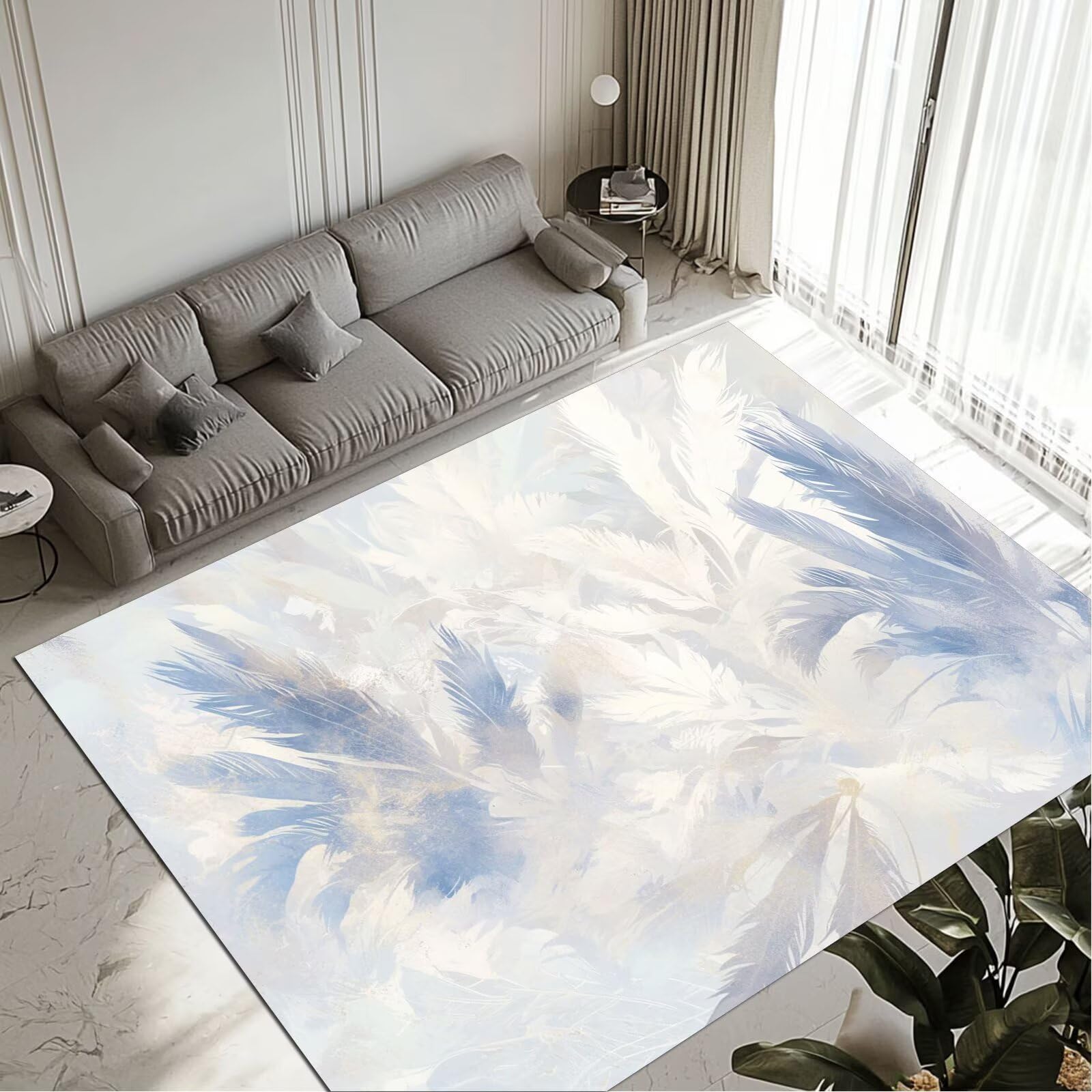Tapis Leaf decoration salon et entree pour un accueil chaleureux