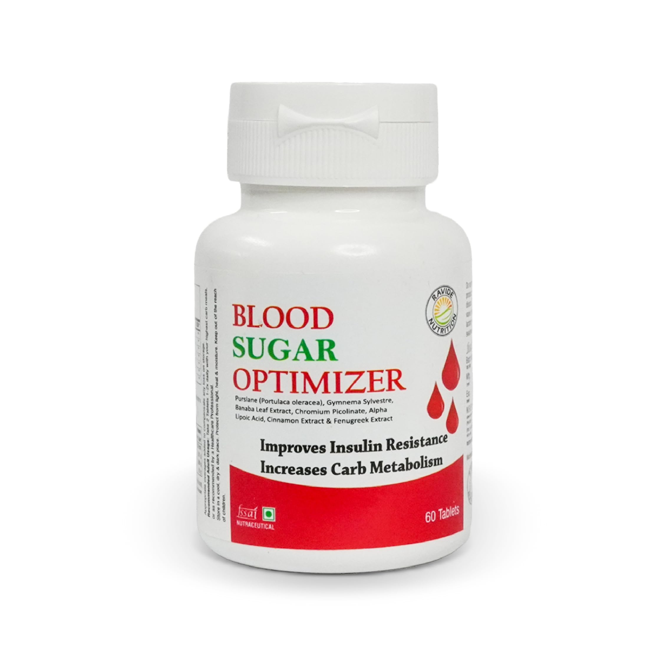 Ravide Nutrition Blood Sugar Optimizer For Efficient Carb Metabolism Tablets - 60 Count-image-30