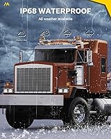 Vista 7 de MAYELLO 4x6 LED Headlights DOT Approved Hi/Lo Sealed Beam with DRL Amber Turn Signal Light Replacement Assembly H4651 H4652 H4656 H4666 H6545