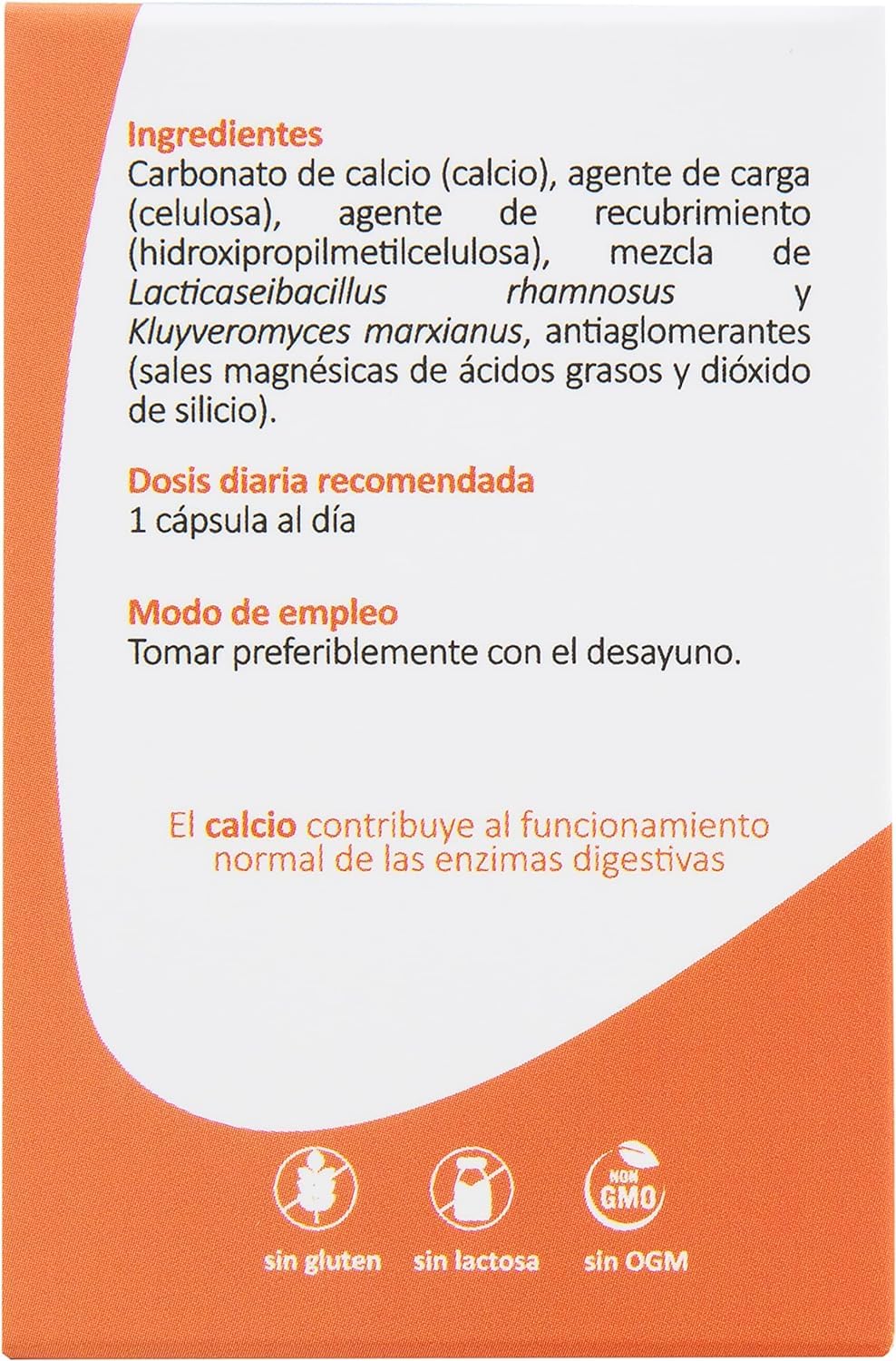 DIGEST - Probióticos Intestinales y Calcio [Cepas seleccionadas mediante Estudios Clínicos] Salud Digestiva,Diarrea,Colón Irritable,Hinchazon Abdominal. 90 Cápsulas