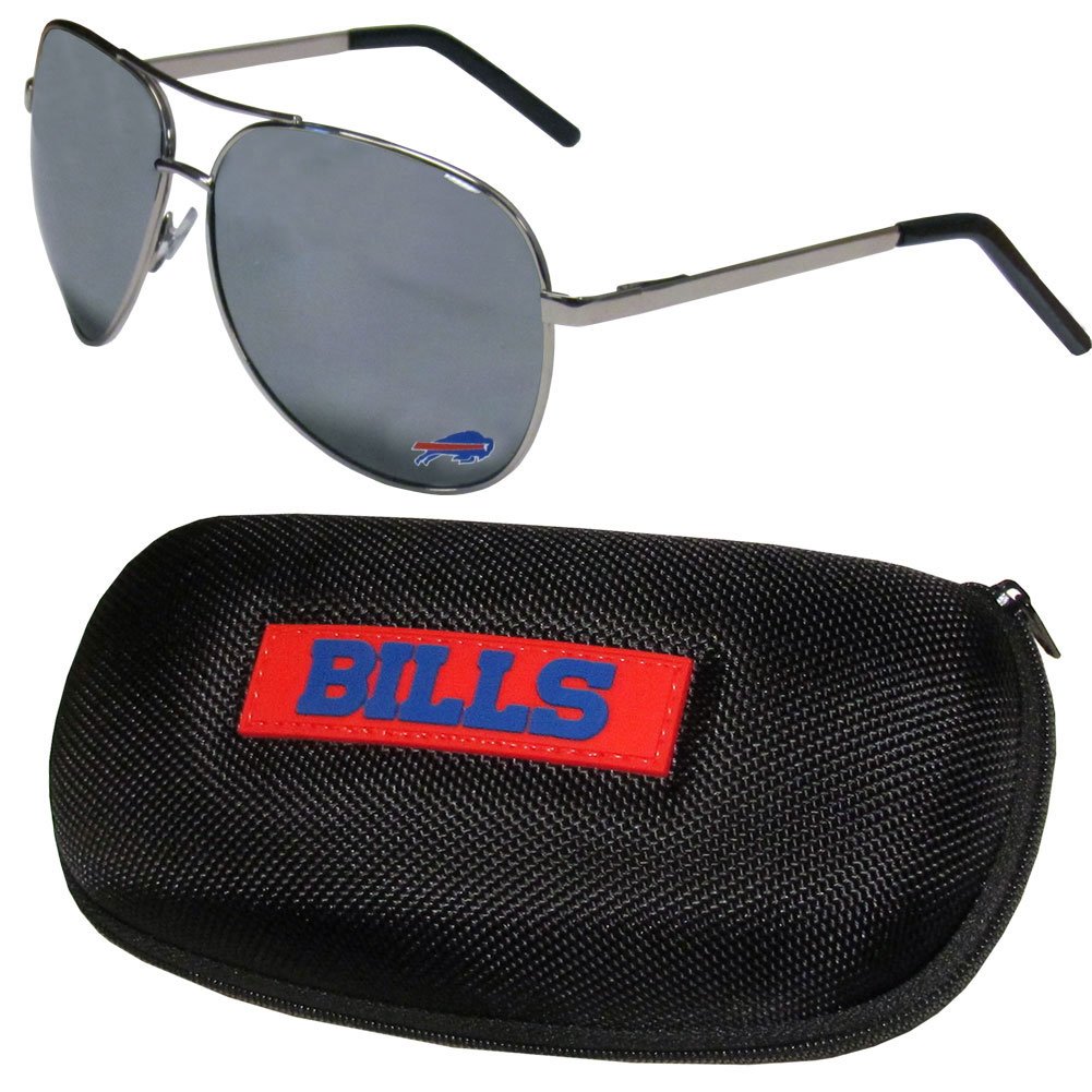 Siskiyou Sports Jacksonville Jaguars Aviator Sunglasses and Zippered Carrying Case