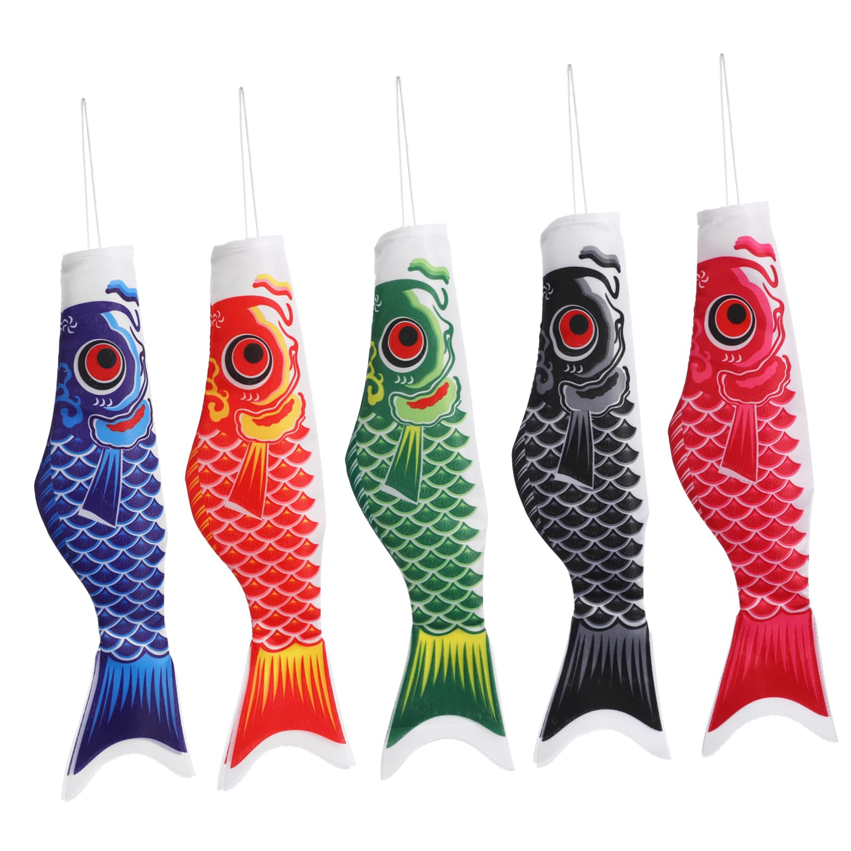 Koinobori manche à air carpe japonaise pour décorer terrasse et jardin
