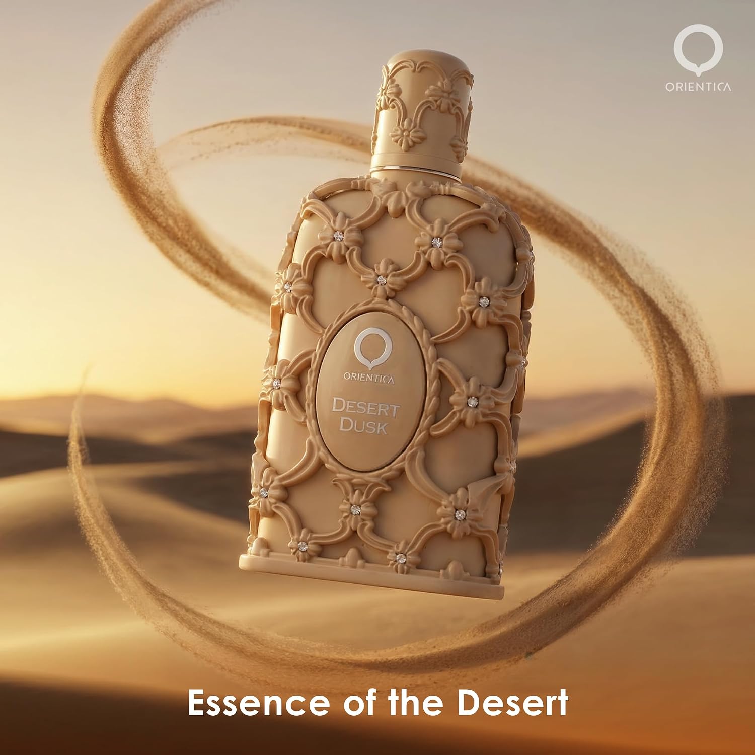 Orientica Desert Dusk Extrait de Parfum 80 ml – Luksusowy niklowy zapach dla kobiet i mężczyzn, intensywny zapach oud, długotrwały, arabski luksusowy perfum, pomysł na prezent
