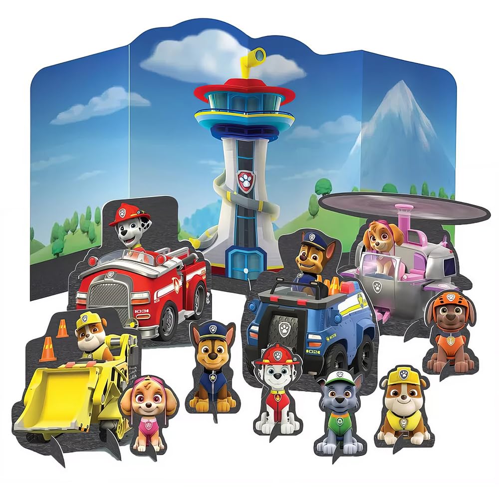 Amscan Paw Patrol 11 découpes en papier cartonné de fête