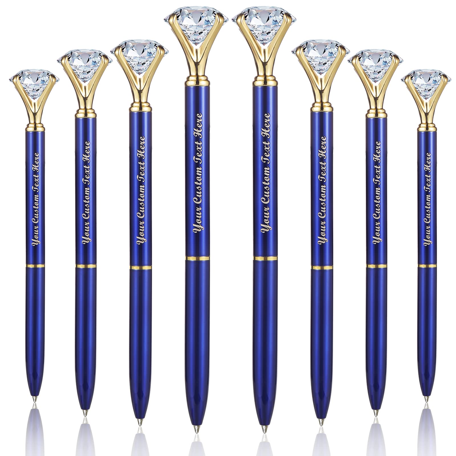 HH-STUDIO CUSTOM Diamond Pens Gift Pen Set for Writing - Fancy Pens for Girls, Crystal Jewel Cute Pens for Women, Girly Ballpoint Pen