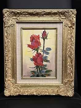 緻密な油絵 小作品 縦12cm 横16.5cm 原画 71Z6P8907NL._UF350,350_QL50_.jpg