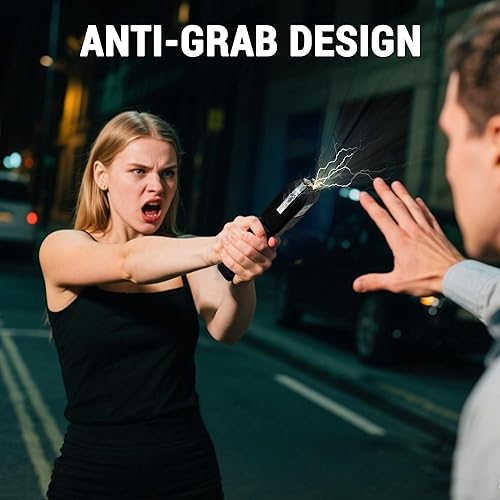 Miniatura 4 de 928 Tipo Stun Gun Linterna de autodefensa linterna eléctrica Shocker (2 unidades)