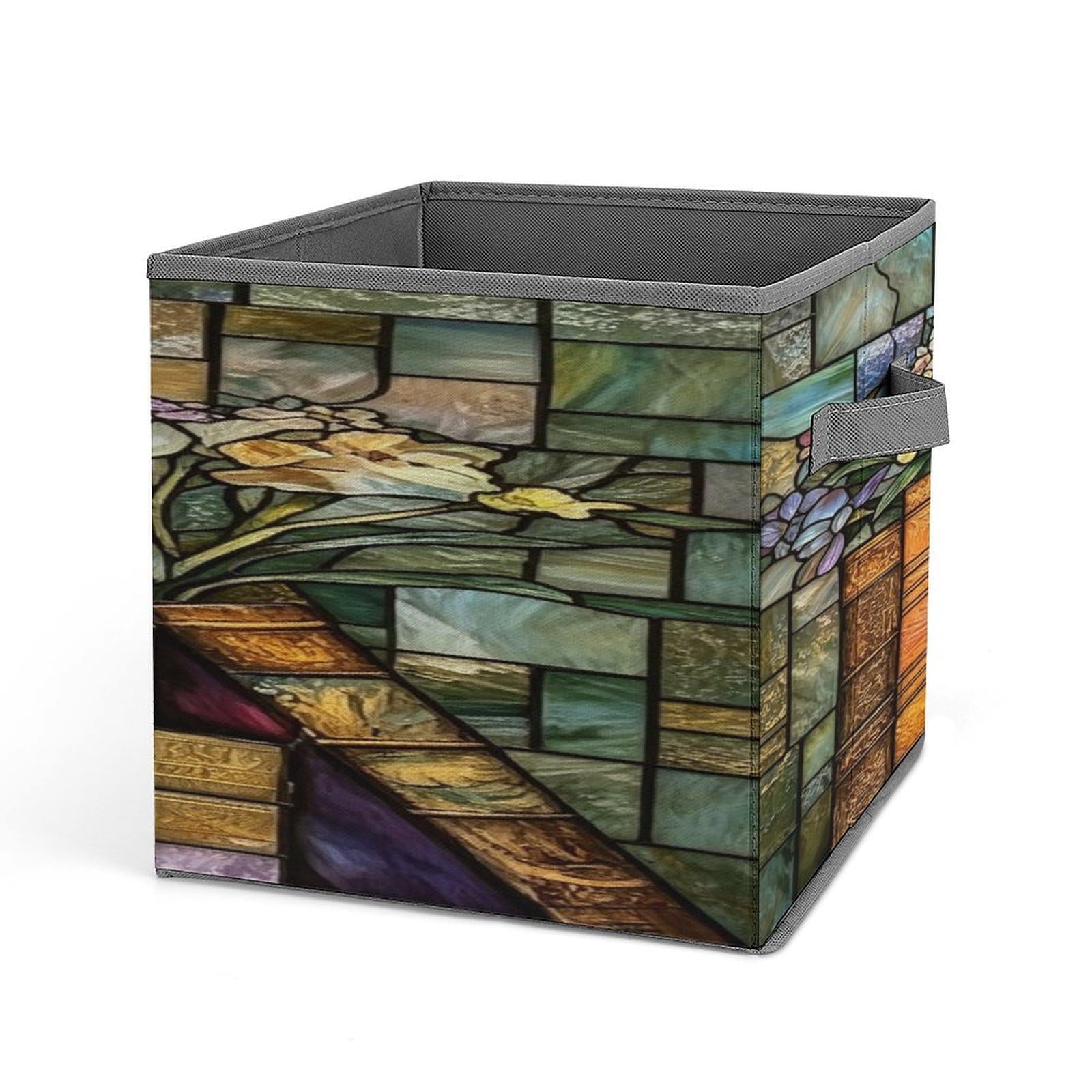 Fekiloot Style Vintage Wildflower Storage Bins Storage Baskets