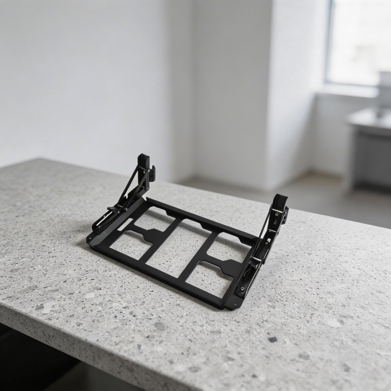 Soporte plegable de metal de 40 kg para maletín de herramientas, placa de expansión plegable de acero de aluminio, montaje universal para