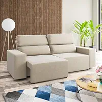 Sofá Retrátil e Reclinável 3 Lugares 200cm Lion Viero Estofados