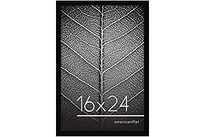 Americanflat 16x24 Black Picture Frame: Sleek Sophistication for Your Wall Art
