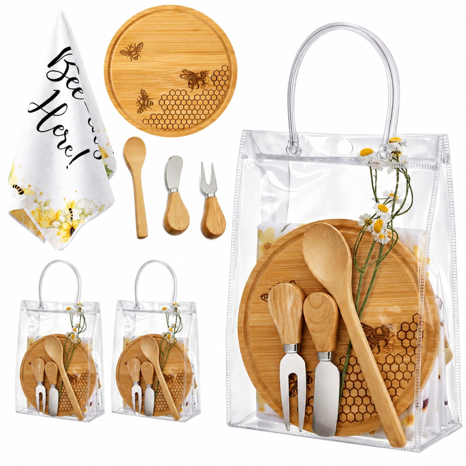 Bee Charcuterie Board Set - Baby Shower Prizes -13 Bee Charcuterie Board Set - Baby Shower Prizes -13