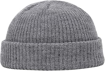 Beanies for Men Women Slouchy Beanies Hats Winter Knit Caps Soft Ski Hat Unisex Black Beanies for Men Black Beanies