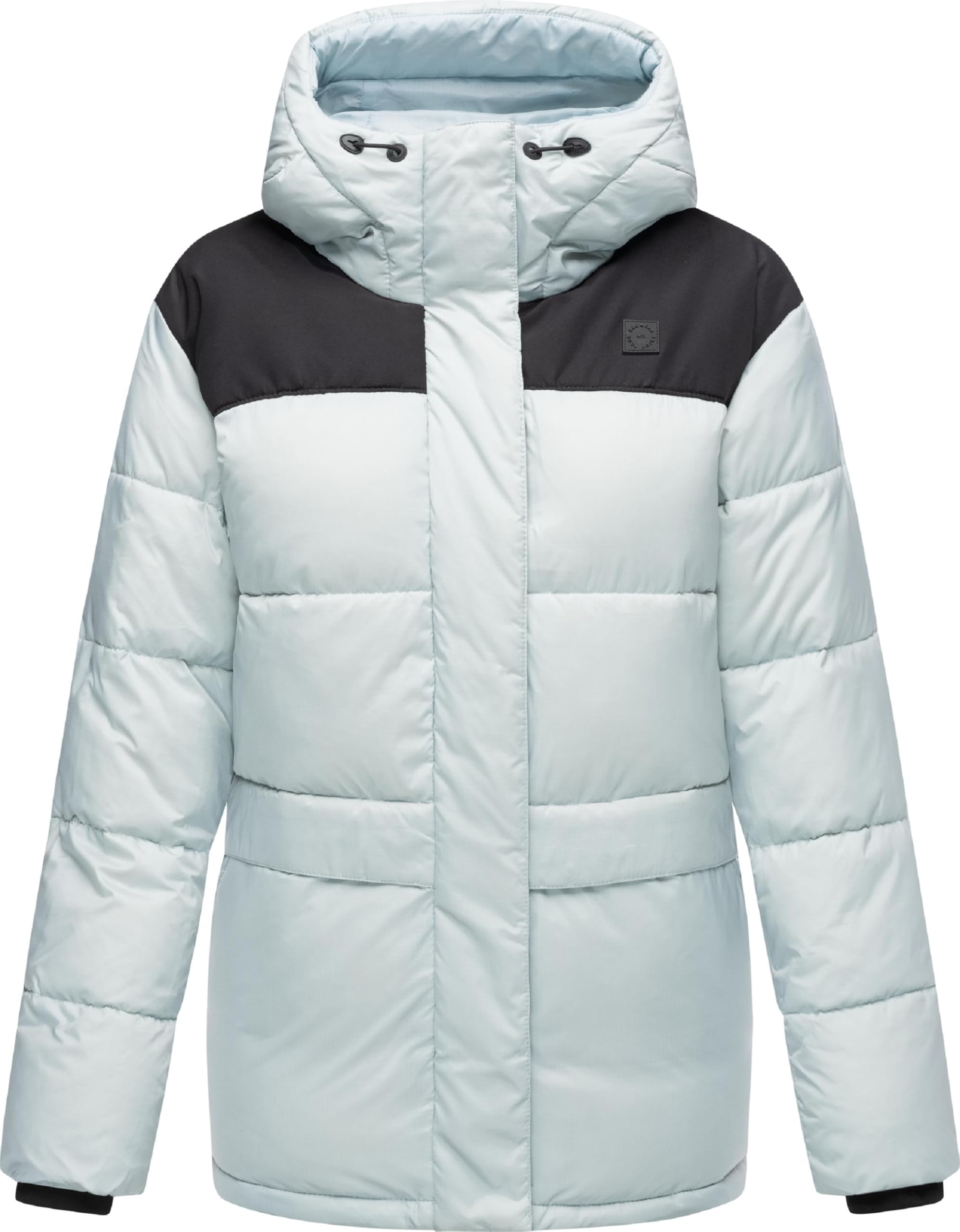 Giacca invernale moderna con cappuccio impermeabile, antivento, traspirante e foderata - Grigio