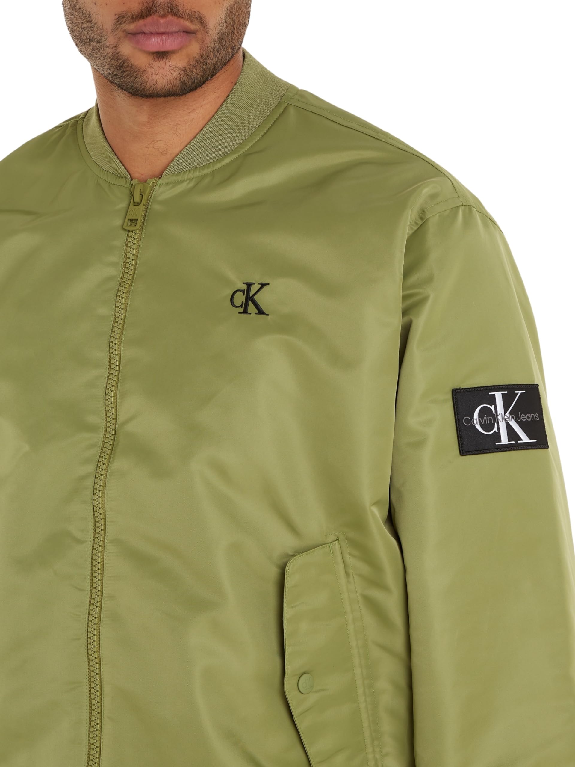 Calvin Klein Bomber Jacket J30j325110 Chaquetas de Tejido Hombre