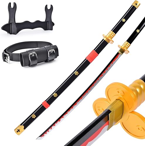 Anime Sword 41 inch,Zorowado ichimonjiAnime Original Texture,for Role-Playing and Collection, with One Display Stand