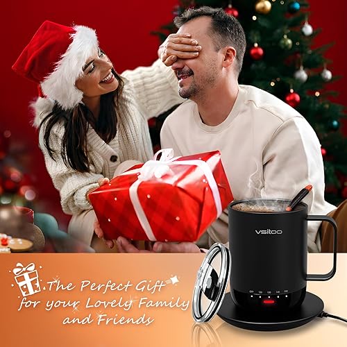 Miniatura 2 de VSITOO Hervidor eléctrico de viaje para automóvil, mini tetera eléctrica de agua con apagado automático y mantiene el calor, calderas de agua