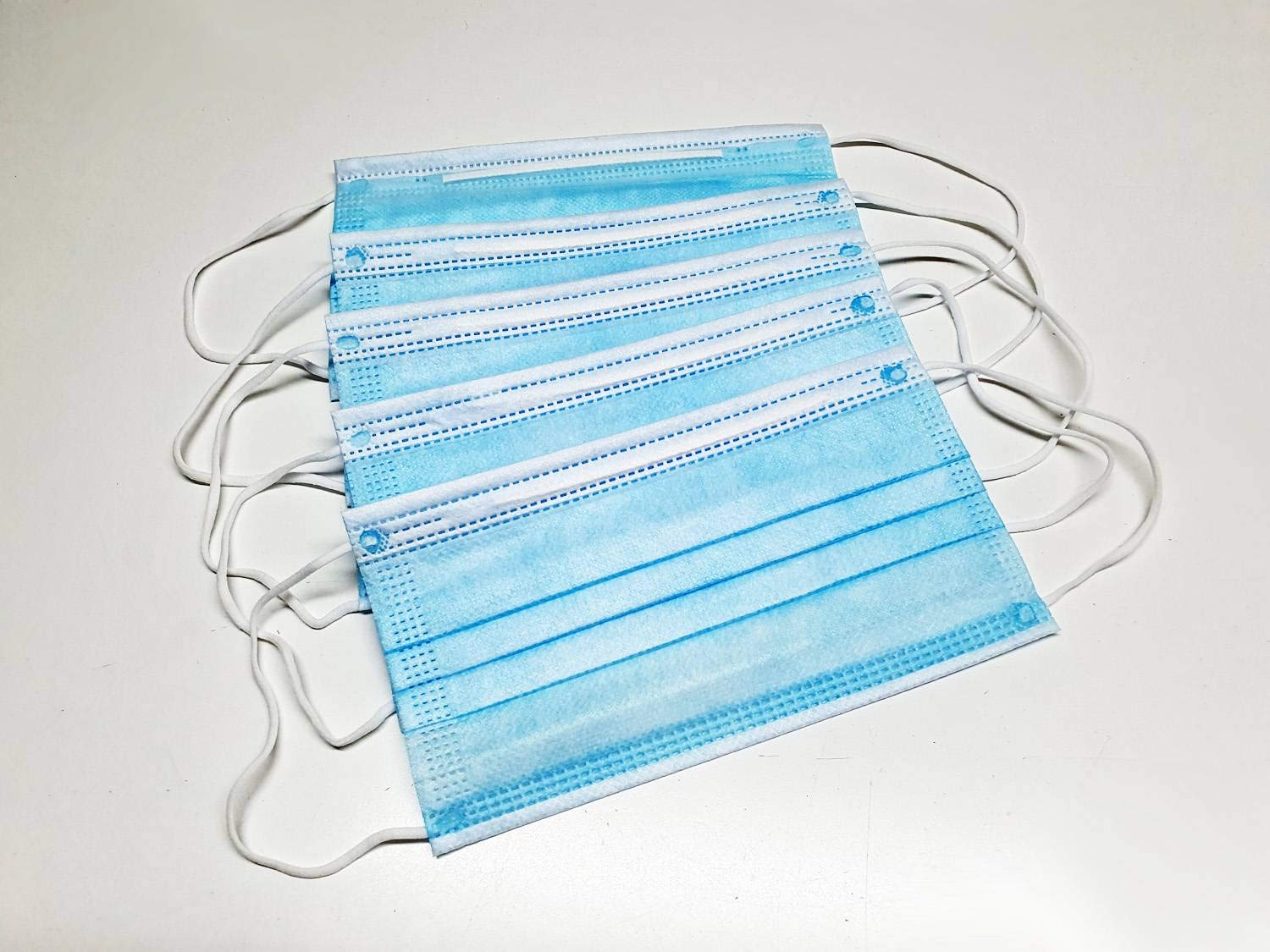 Atemschutz Maske 3-lagig Mund-Nasen-Schutz Gesichtsmaske Mundschutz Behelfsmaske - 100 St.