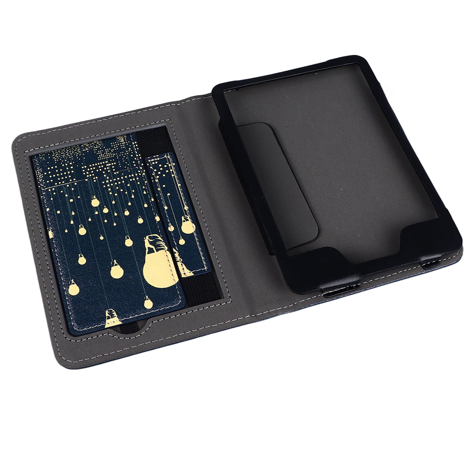 Funda para Lector de Libros, Pintada con Patrones Exquisitos, Correa de Mano, Funda Protectora Duradera para Libros Electrónicos, Conveniente para la 11.ª Generación 2022 (Foco)